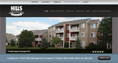 Desktop Screenshot of hillspropertymanagement.com