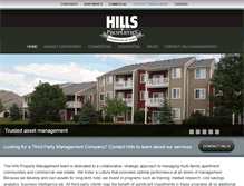 Tablet Screenshot of hillspropertymanagement.com